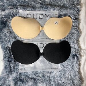 Women's Intimates Bra Set - Black and Beige